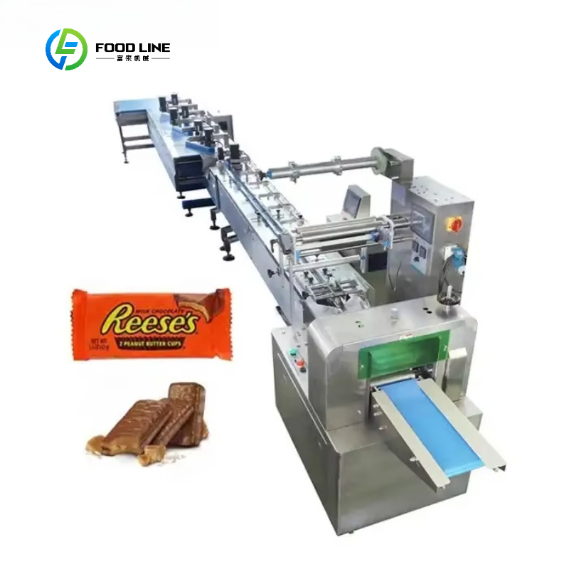 Protein Bar - Voordelige automatische cake chocolade horizontale verpakkingslijn