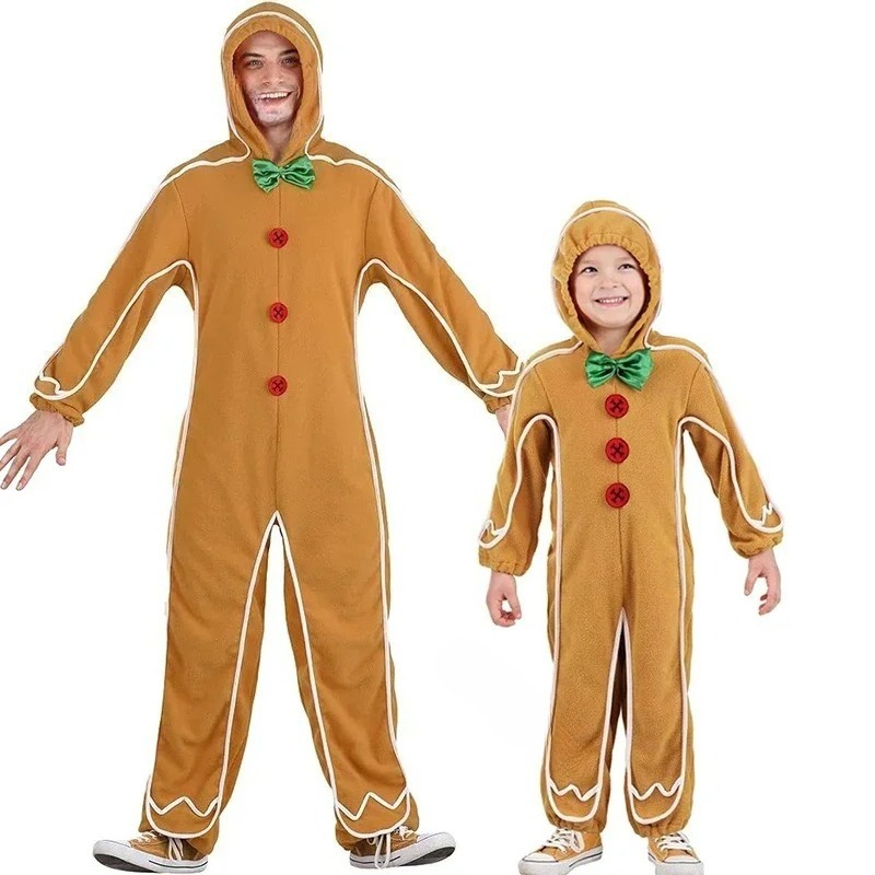 Cookies Pack - Heren Gingerbread Cookie Jumpsuit 2026 Nieuwe