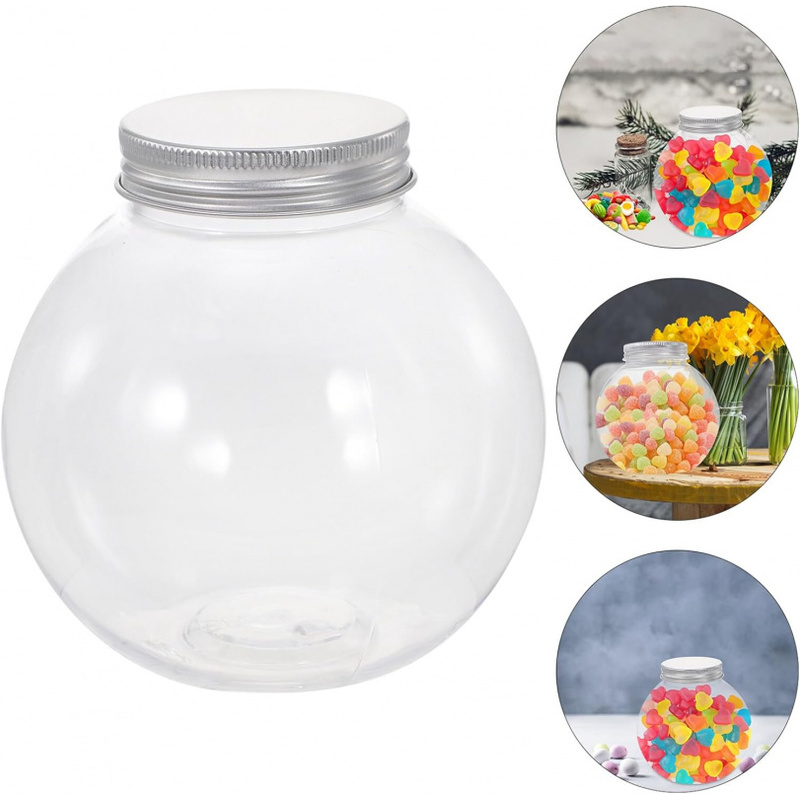 Chocolate Snack - 10/20 stuks ronde plastic potjes voor