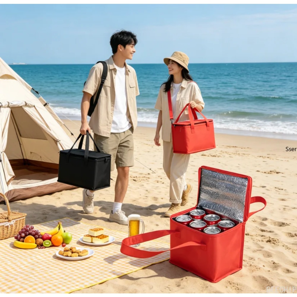 Food Snacks Delivery - Vouwbare Isolatie Draagbare Lunchkoeltas Picknick Koelzak