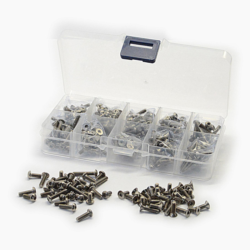 Nuts Mix - M3 titanium schroef geassorteerde set met