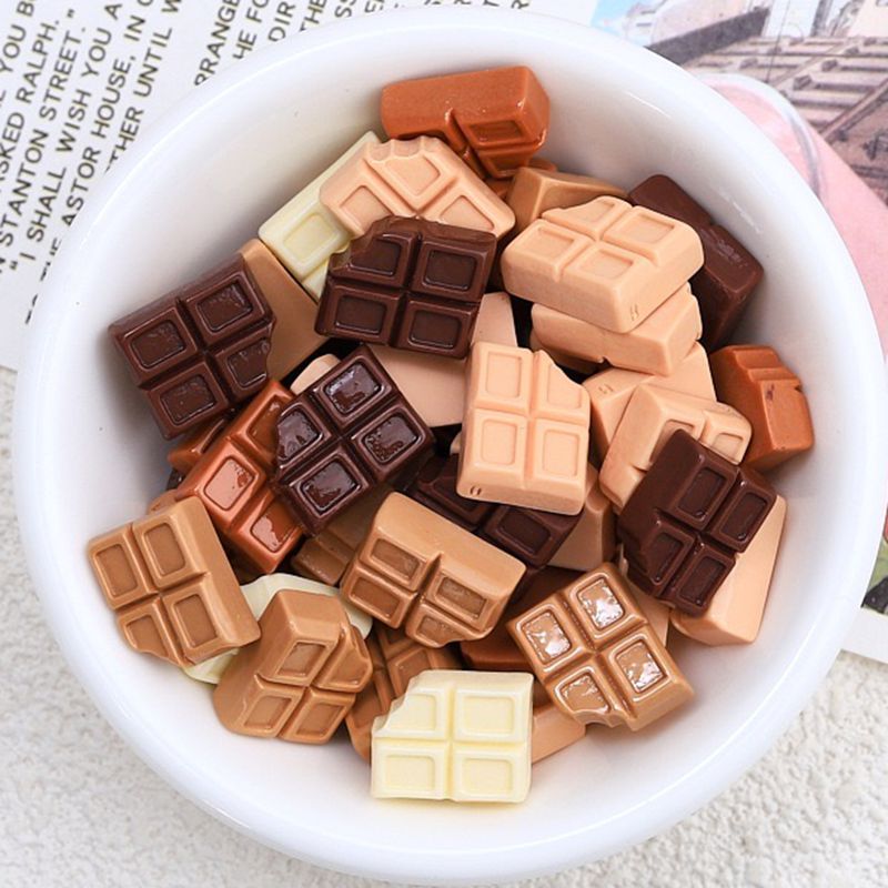 Chocolate Snack - 30 Stuks Nieuwe Leuke Hars Cartoon