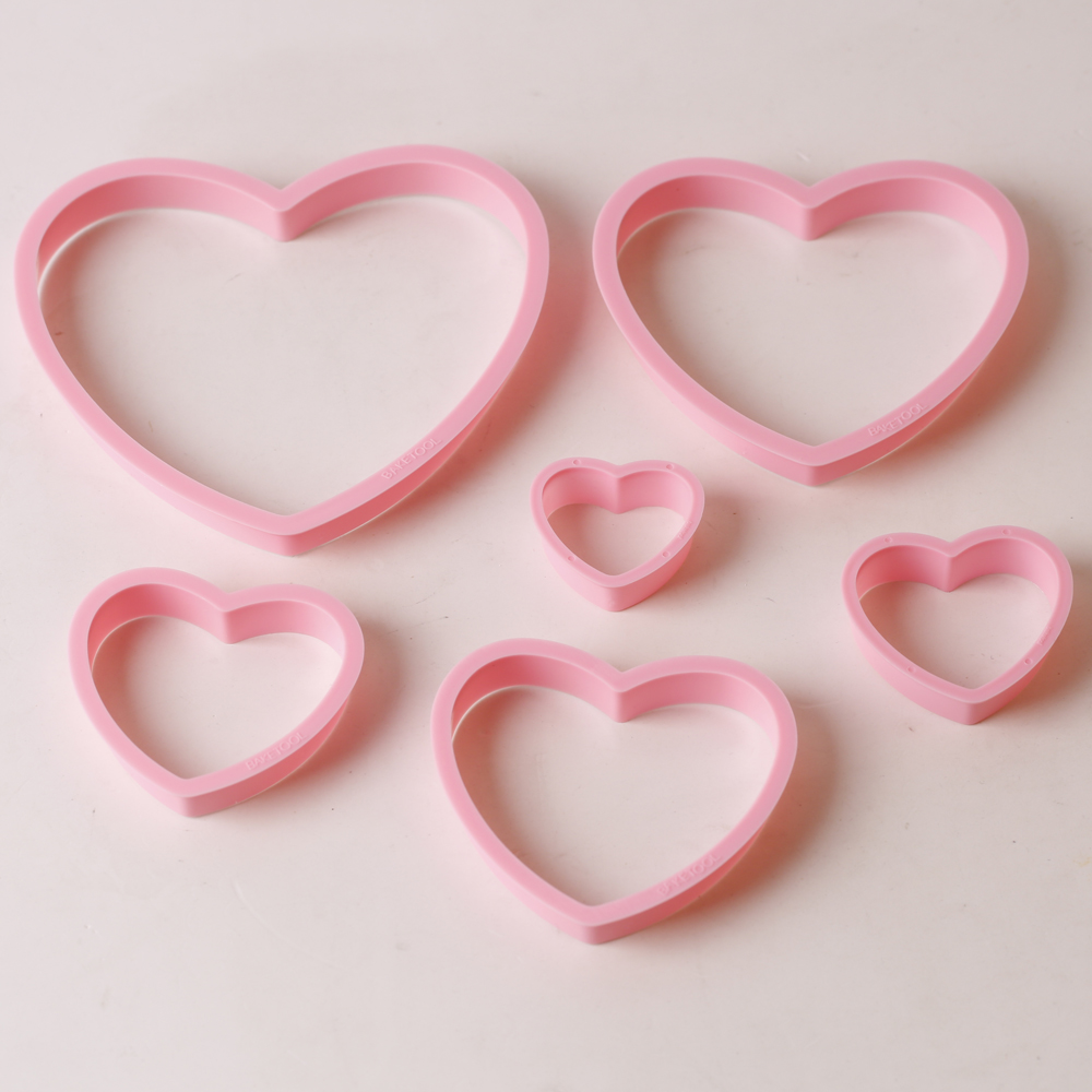 1 set/3 sets roze hart ster bl - Cookies Pack recensie en prijs