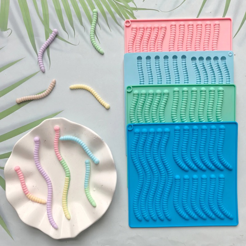 Siliconen Gummy Worm Mold Non- - Gummy Candy recensie en prijs
