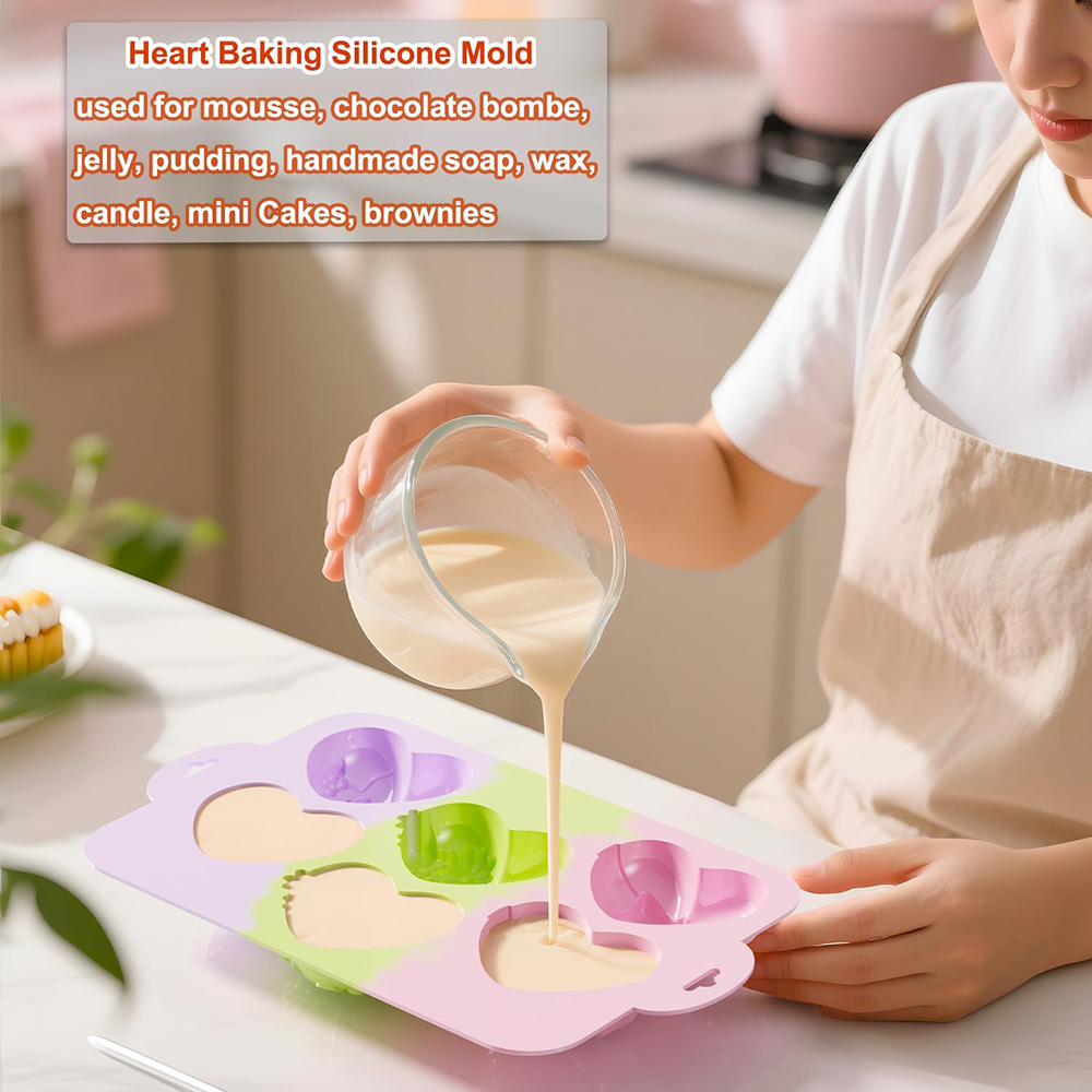Hart siliconen mallen chocolad - Gummy Candy recensie en prijs