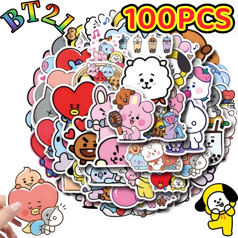100/200PCS BT21 Chimmy Cooky k - Cookies Pack recensie en prijs