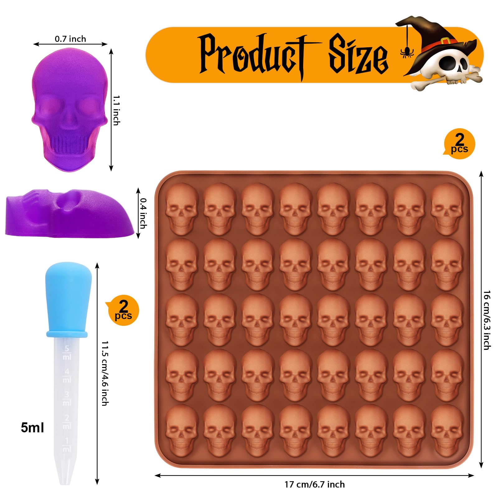 1-2 stuks Mini Schedel Gummy C - Gummy Candy recensie en prijs