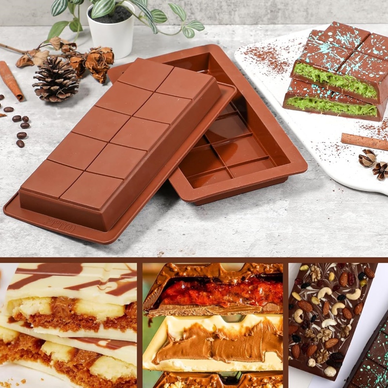 Chocoladereepvormen Siliconen  - Chocolate Snack recensie en prijs