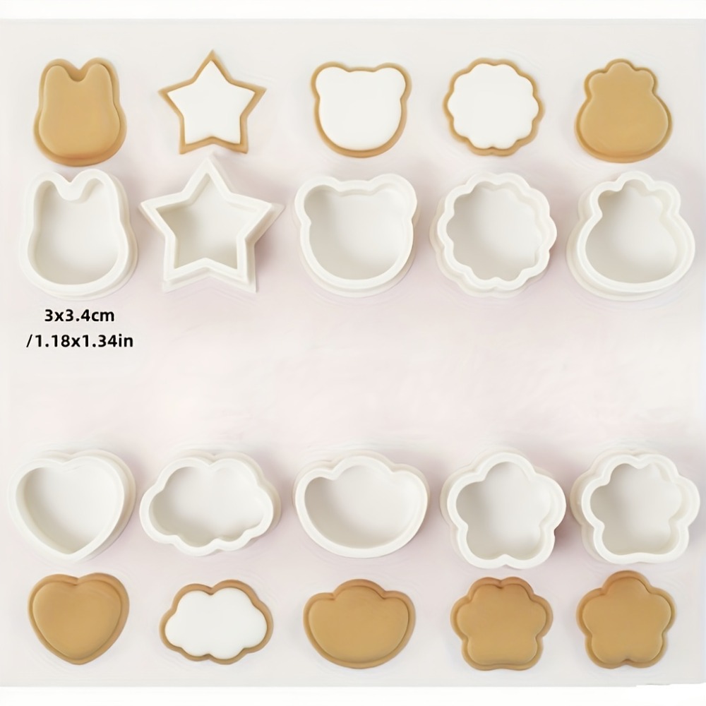 10-delige set koekjesvormpjes: - Cookies Pack recensie en prijs